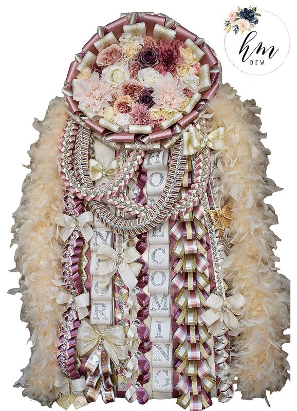 Quad Bougie in Shades of Pink/Ivory
