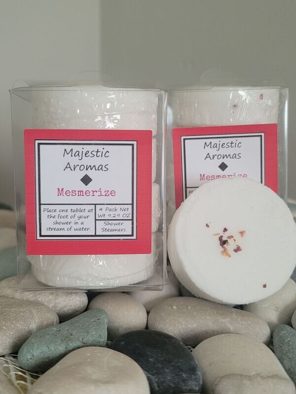 Mesmerize Shower Steamers 4 Pack  9.29 oz