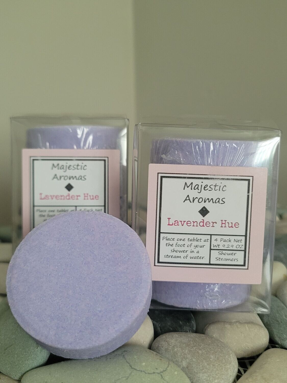 Lavender Hue Shower Steamers 4- Pack  9.29 oz
