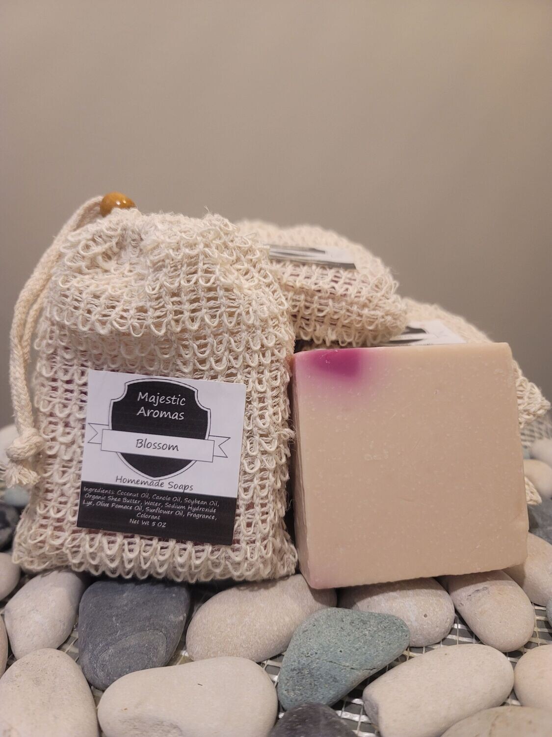 Blossom Handcrafted Soap Sack 5 oz