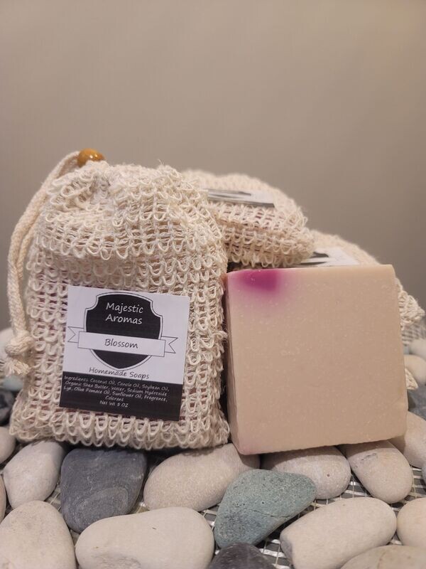 Blossom Handcrafted Soap Sack 5 oz
