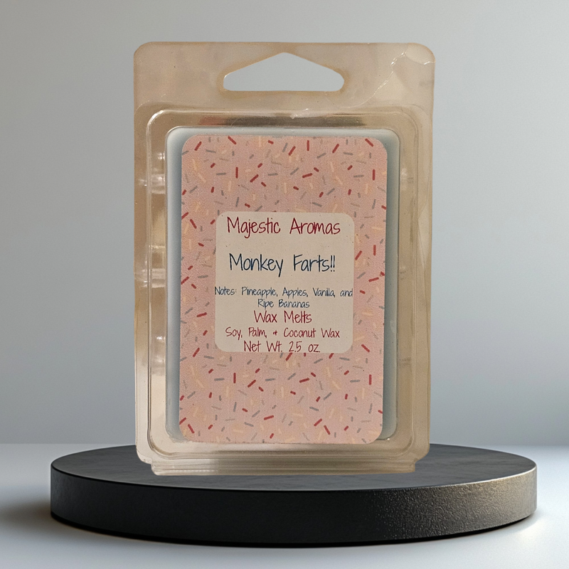 Monkey Farts  Wax Melts  2.4 Oz