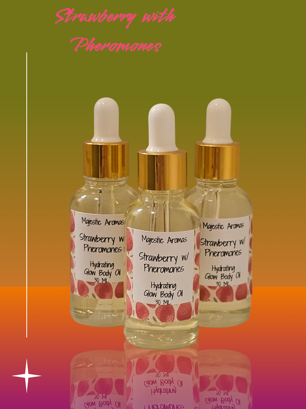 Strawberry W/ Pheromones Hydrating Glow Body Oil  30 ML