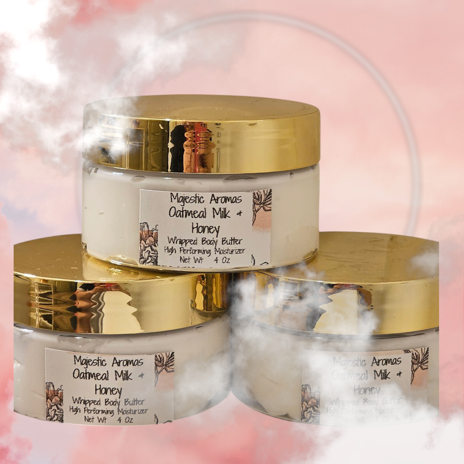 Oatmeal Milk and Honey Whipped Body Butter   4 oz