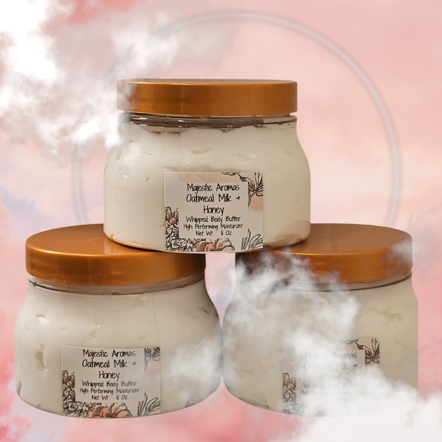 Oatmeal Milk and Honey Whipped Body Butter 8 oz