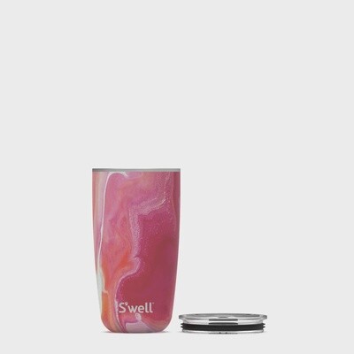 S'well Stainless Steel Tumbler with Lid-Rose Agate