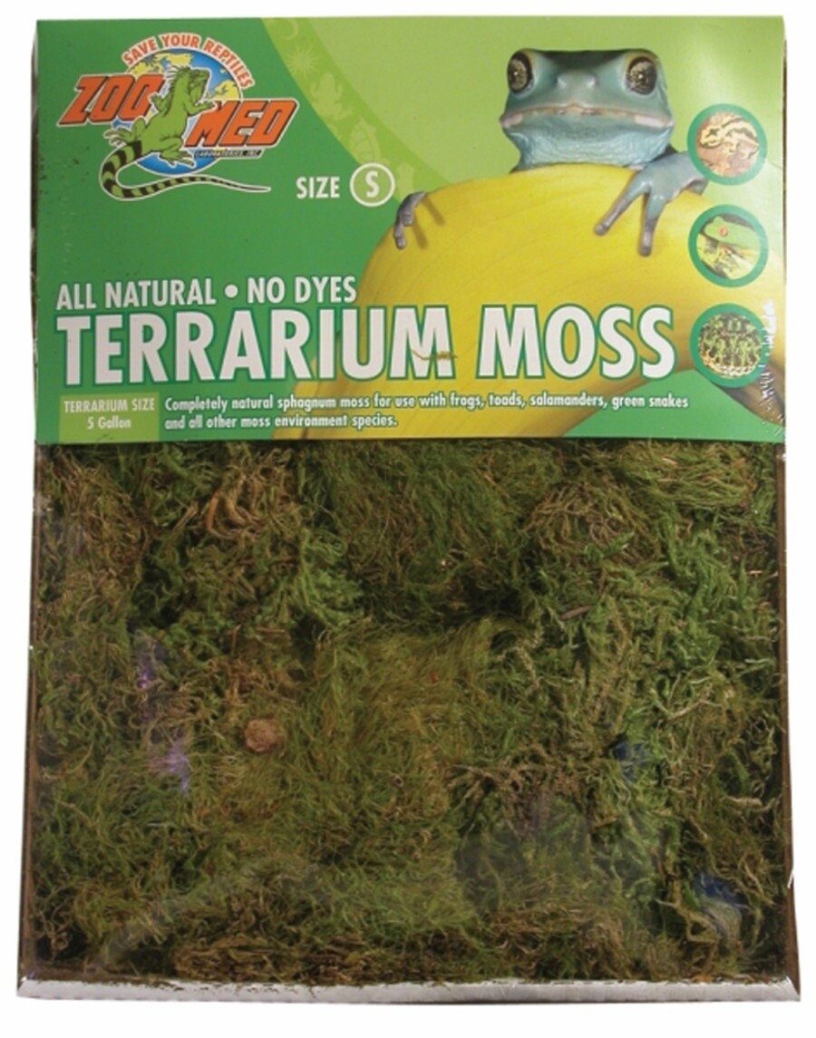 all natural no dye terrarium moss, Size: small 5 gallons