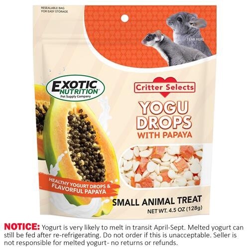 Yogurt Drops with Papaya