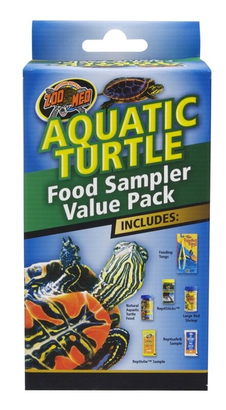 aquatic turtle food sampler value pack