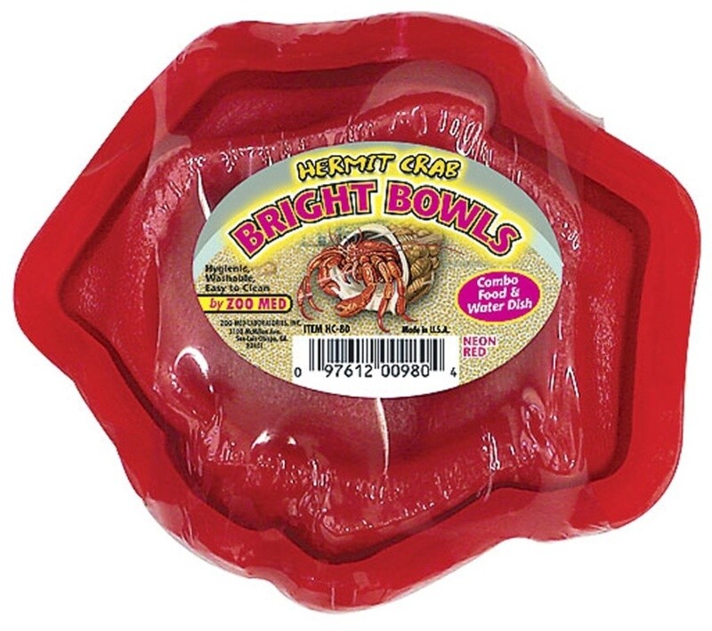 hermit crab bright bowls combo food and water dish