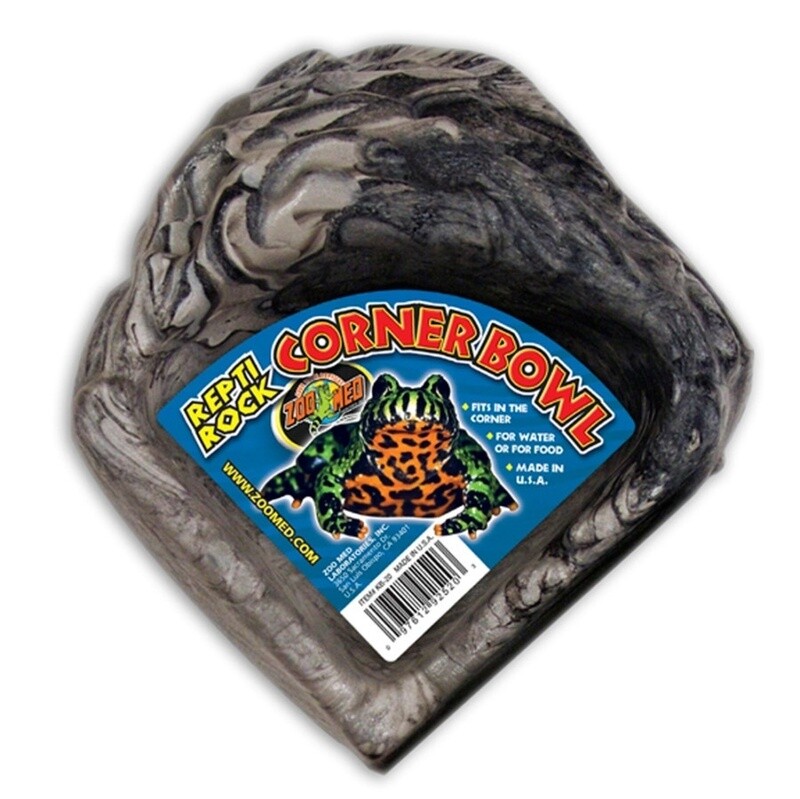 repti rock corner bowl