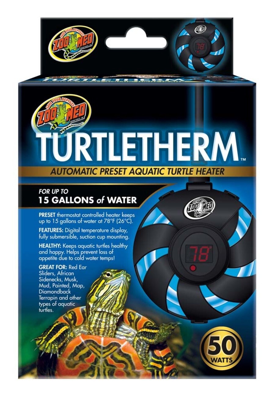 Turtletherm Preset Aquatic Turtle Heater Automatic, Size: 50w