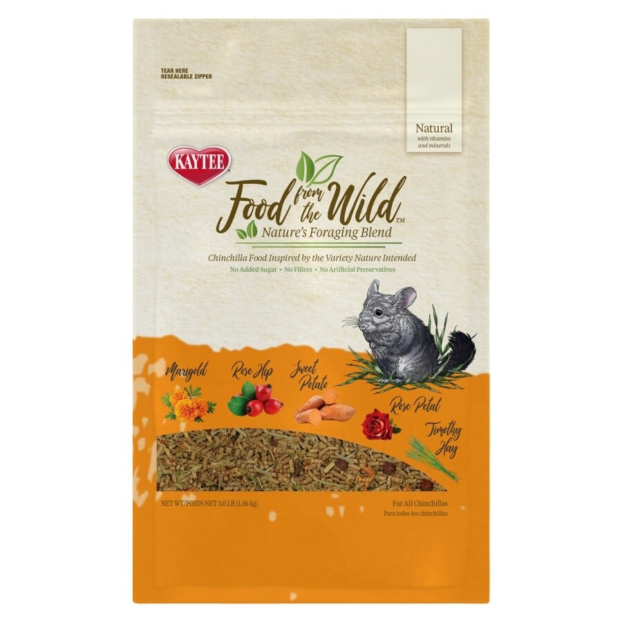 Chinchilla Food from the wild