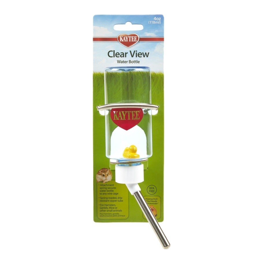 Clear View Water Bottle, Size: 4oz