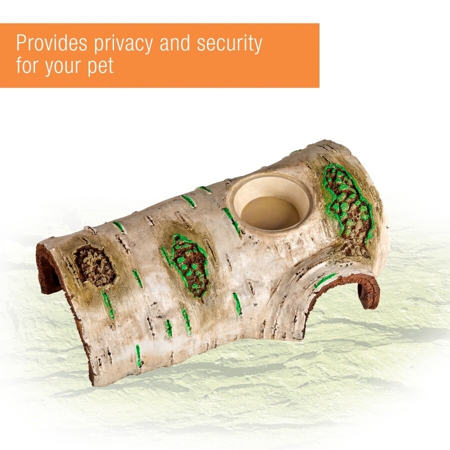 Zilla Rapid Sense Decor Large Poplar Log, 1ea/Large