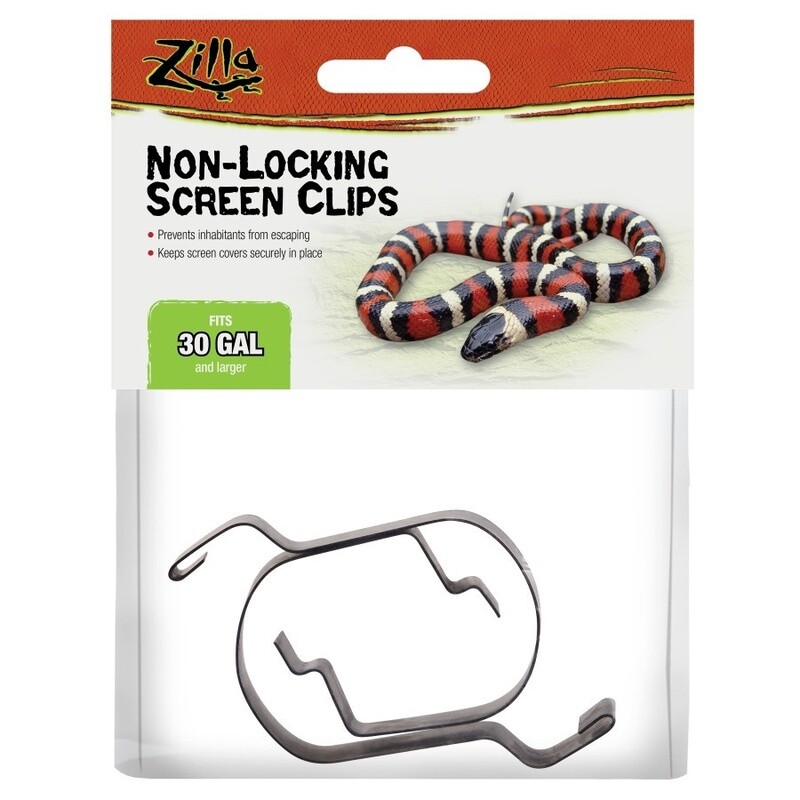 fresh air non-locking screen clips 30 gallons or larger