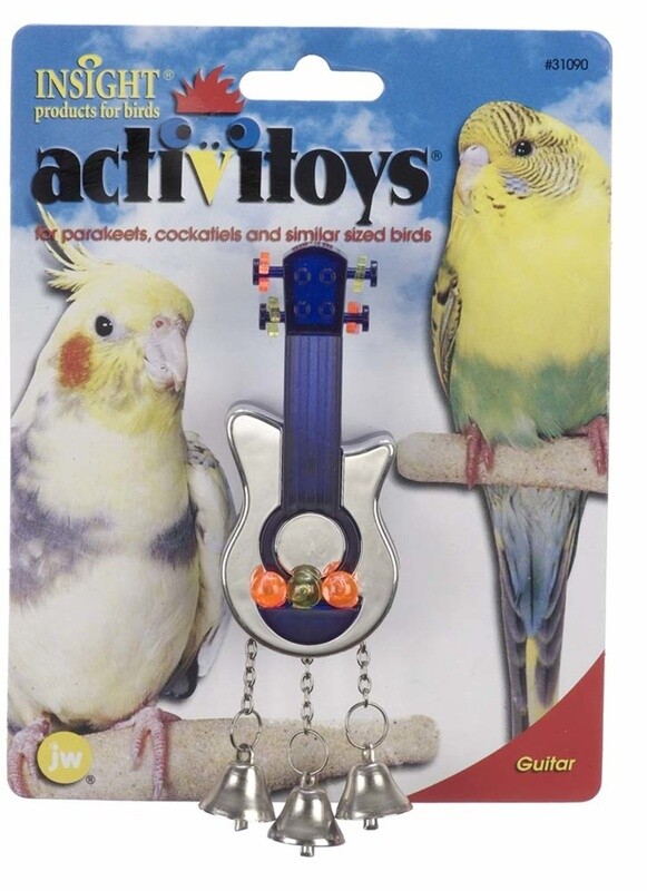 JW Pet ActiviToy Birdy Guitar Bird Toy