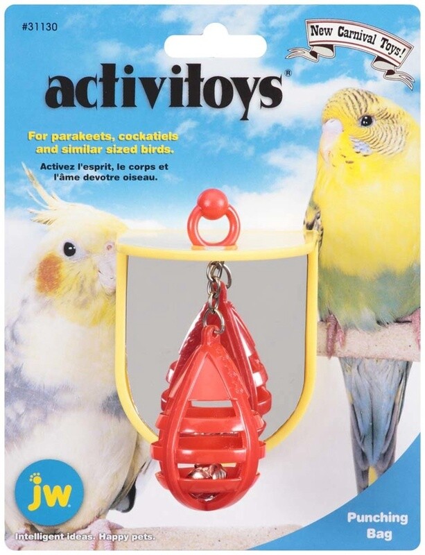 JW Pet ActiviToy Punching Bag Bird Toy