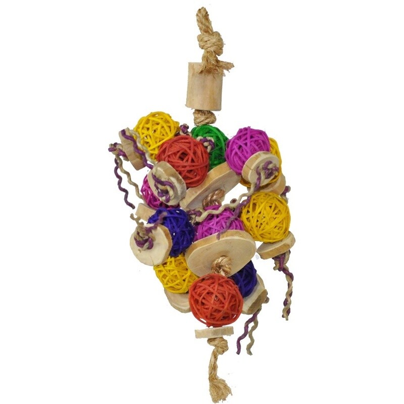 A &amp; E Cages Happy Beaks Ball Thing Bird Toy