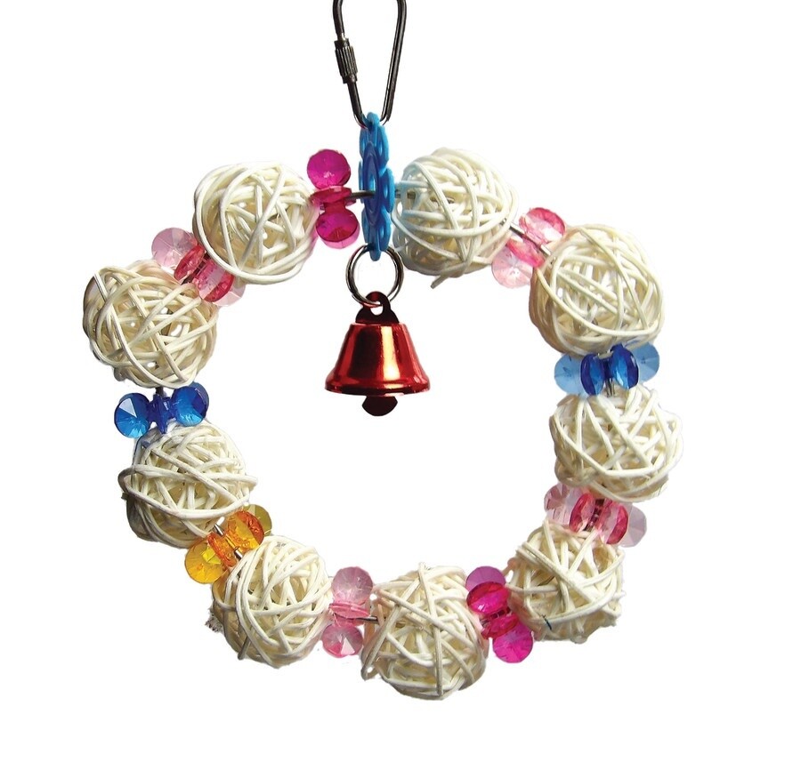 A &amp; E Cages Made in America Munch Ball Swing Bird Toy