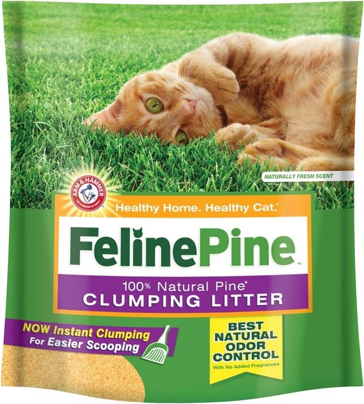 Feline Pine Clumping Litter 14 Lbs