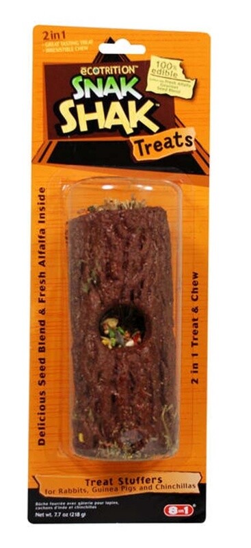eCOTRITION Snak Shak Treat Stuffer for Guinea Pig &amp; Rabbit