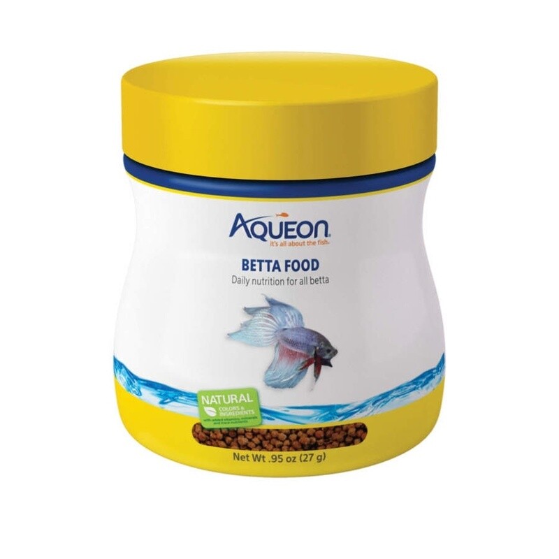 Aqueon Betta Fish Food, Floating Pellet, 1ea/.95 oz