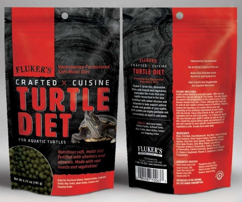 Fluker&#39;s Crafted Cuisine Aquatic Turtle Diet Dry Food 1ea/6.75 oz