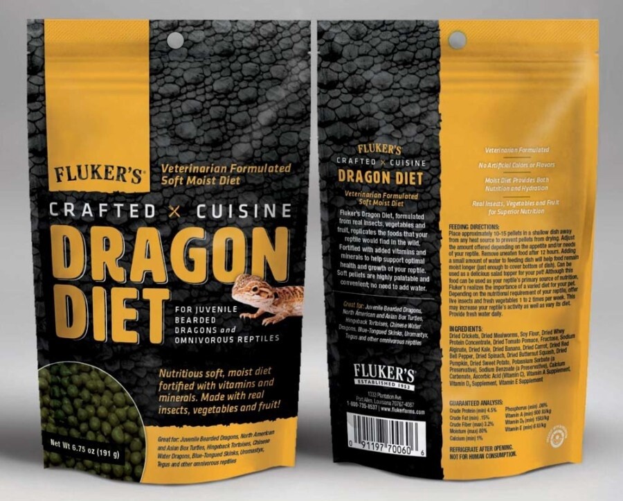 Fluker&#39;s Crafted Cuisine Juvenile Bearded Dragon Diet Dry Food 1ea/6.75 oz