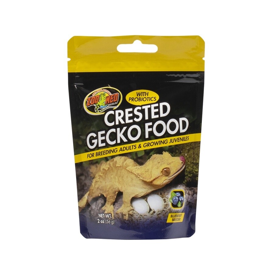 Zoo Med Crested Gecko Premium Blended Gecko Food Blueberry Flavor 1ea/2 oz