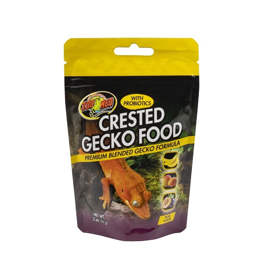 Zoo Med Crested Gecko Premium Blended Gecko Food Plum Flavor 1ea/2 oz