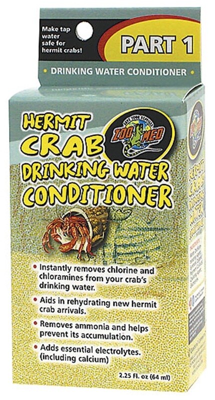 Zoo Med Hermit Crab Drinking Water Conditioner 1ea/2.25 fl oz...........