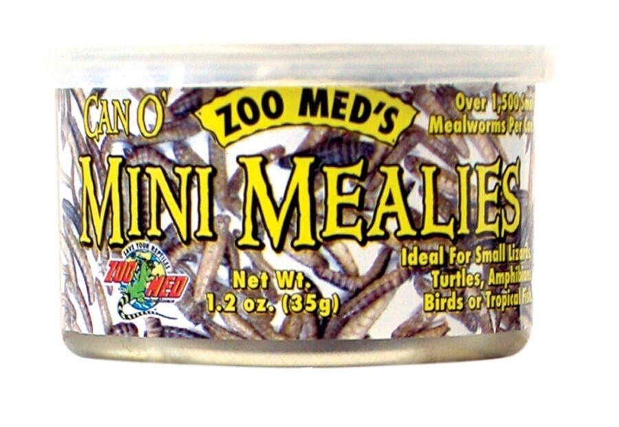 Zoo Med Can O&#39; Mini Mealies Reptile Wet Food 1ea/1.2 oz