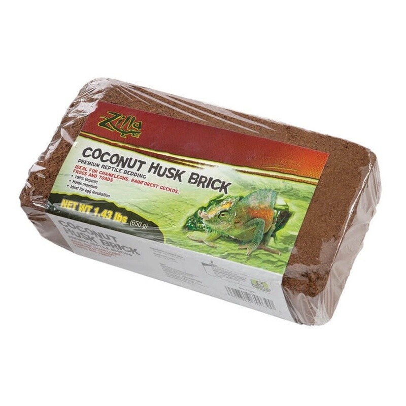 Zilla Coconut Husk Brick 1ea/One Size