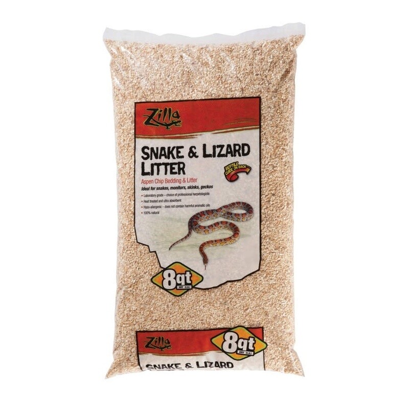 snake and lizard litter aspen ship bedding and litter