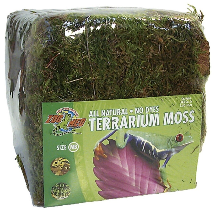 Zoo Med Terrarium Moss Substrate Green, 1ea/Mini Bale