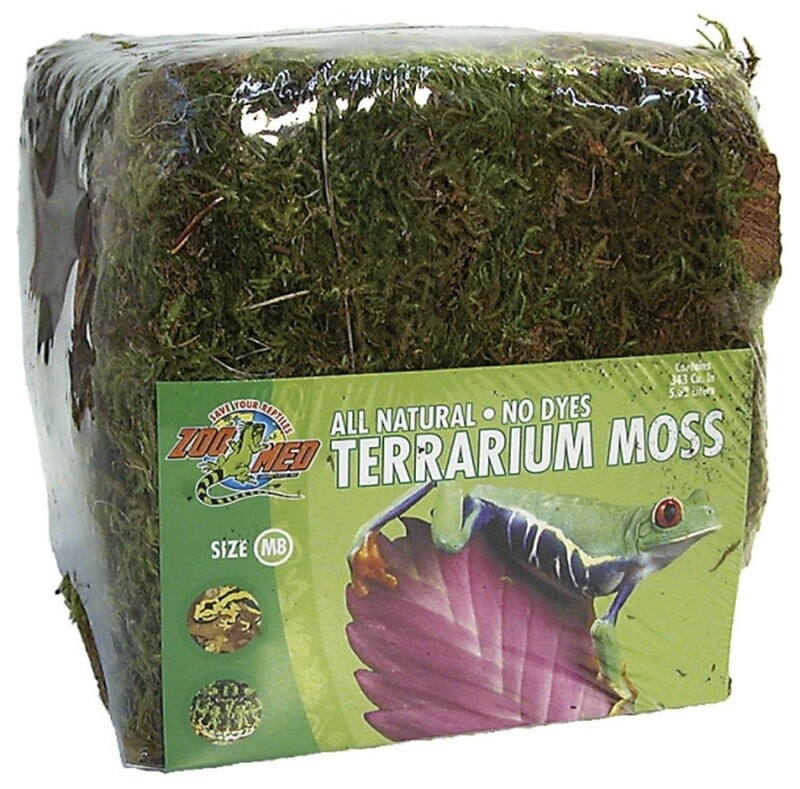 Zoo Med Terrarium Moss Substrate Green, 1ea/Mini Bale