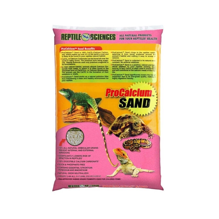 Reptil Sciences ProCalcium Terrarium Sand Pink, 4ea/10 lb