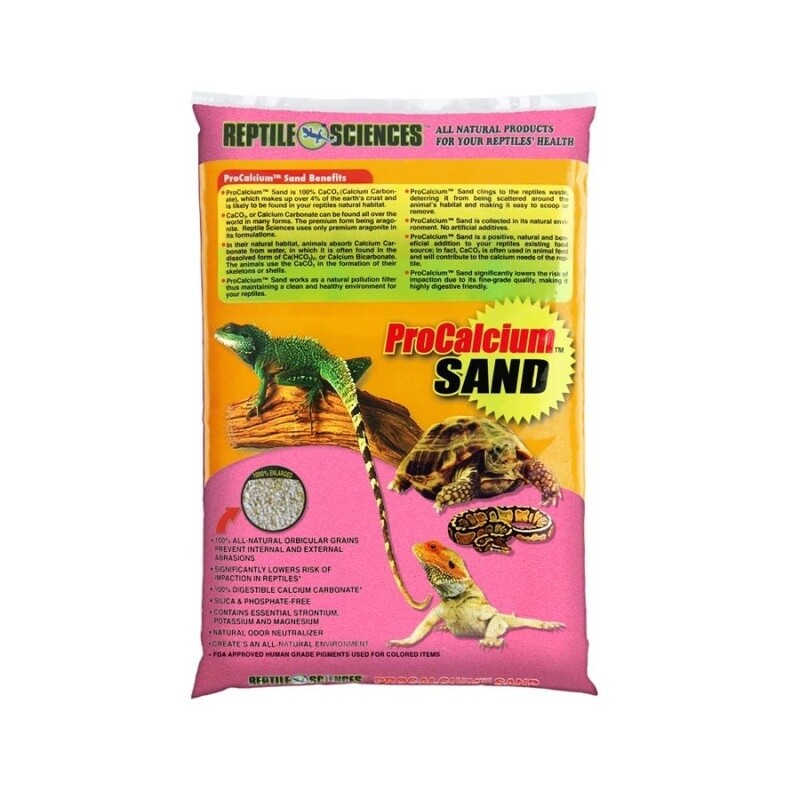 Reptil Sciences ProCalcium Terrarium Sand Pink, 4ea/10 lb