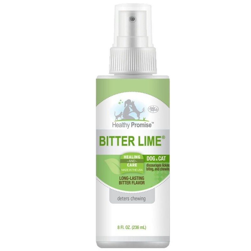 Four Paws Healthy Promise Bitter Lime Anti Chew Spray for Dogs and Cats Bitter Lime Flavor, 1ea/8 oz