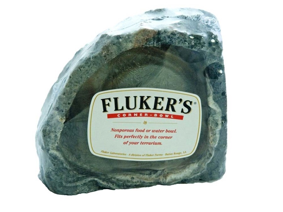 Fluker&#39;s Non-porous Food and Water Corner Bowl
