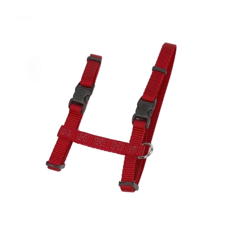 Coastal Figure H Adjustable Nylon Cat Harness Red, 1ea/3/8 In X 10-18 inszazz