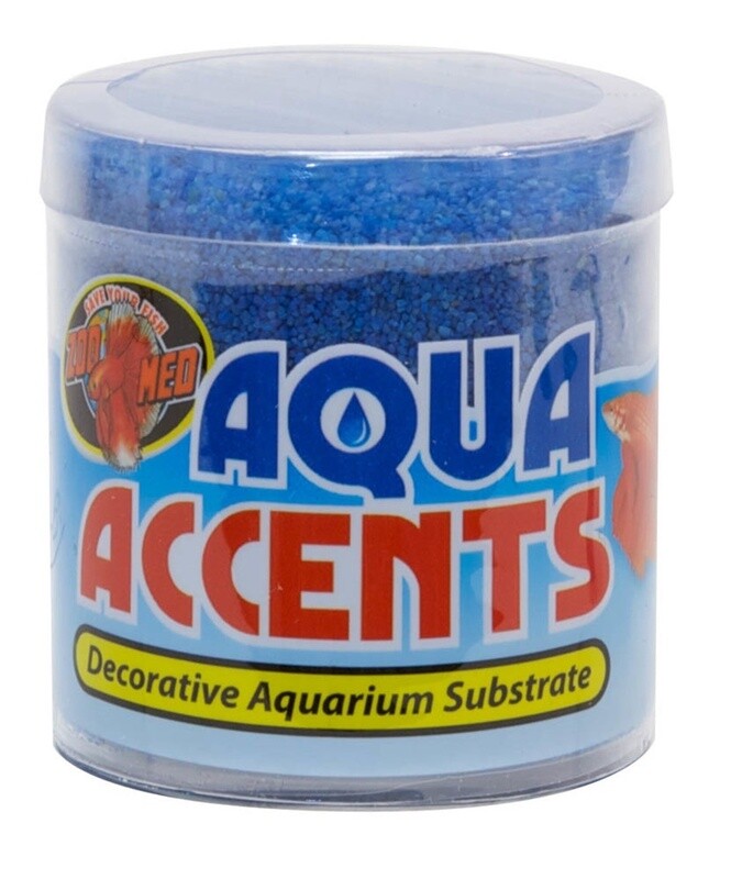 Zoo Med Aqua Accents Sand Ballistic Blue, 1ea/8 oz