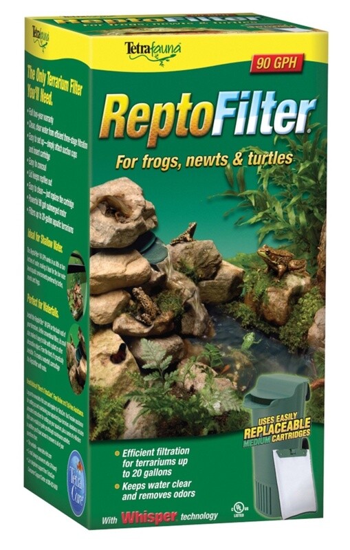 TetraFauna ReptoFilter for Frogs, Newts &amp; Turtles