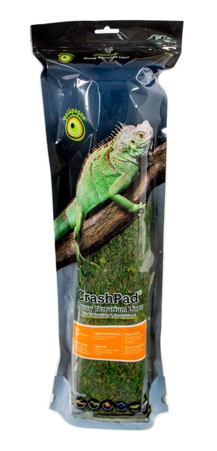 Galapagos CrashPad Mossy Terrarium Liner Green, 1ea/18 In X 36 in
