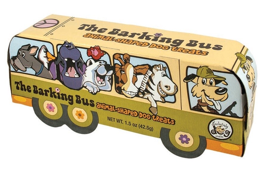 Exclusively Pet Barking Bus Animal Cookies Dog Treats 1ea/1.5 oz