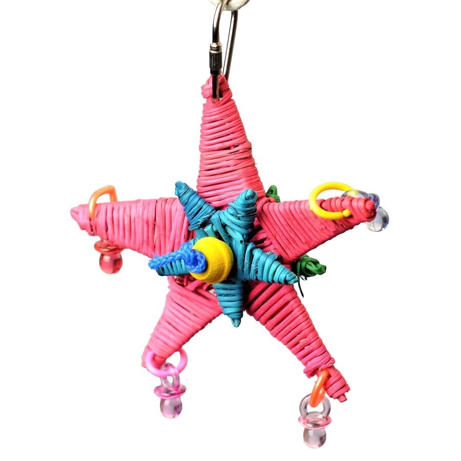 A &amp; E Cages Happy Beaks Star Power Bird Toy