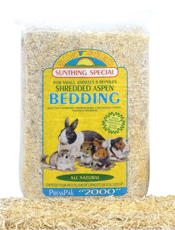 Sun Seed Shredded Aspen Bedding for Small Animals