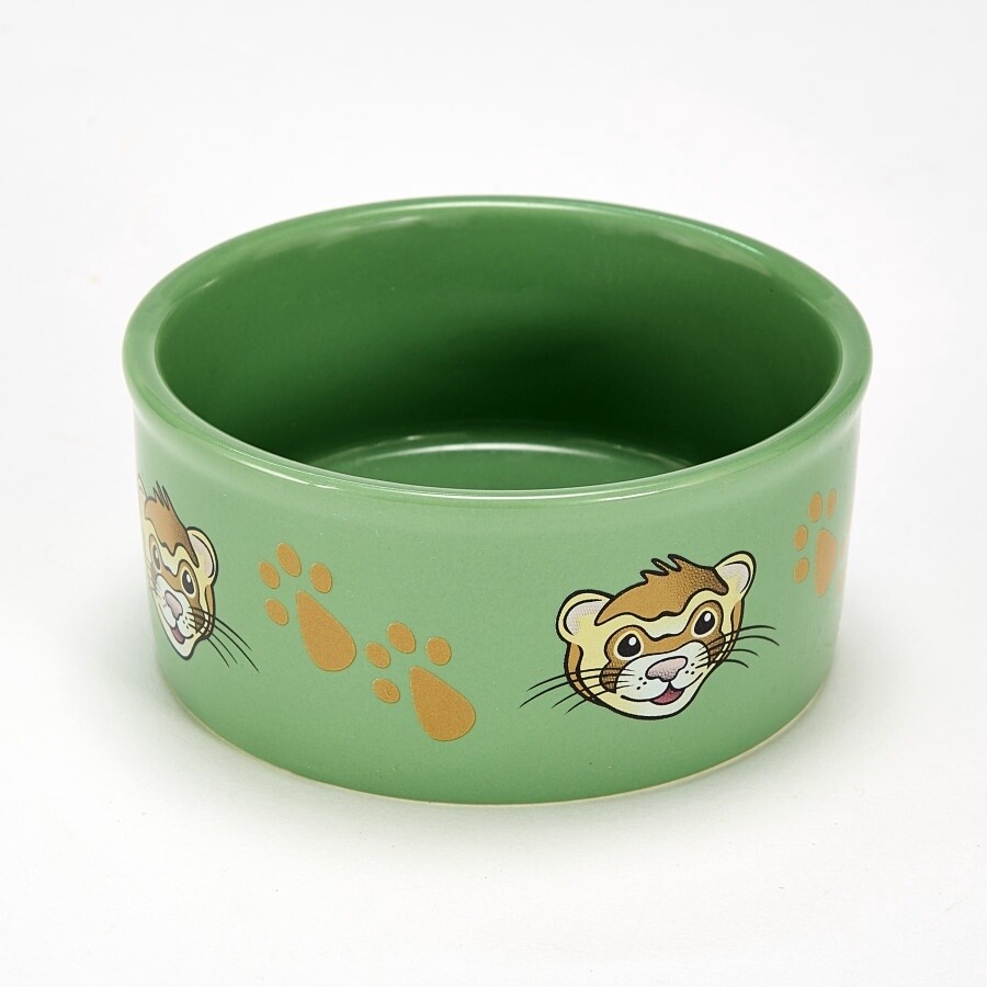 KAYTEE PAW-PRINT PETWARE BOWL GUINEA PIG (4.25 IN, ASSORTED) KAYTEE PAW-PRINT PETWARE BOWL GUINEA PIG (4.25 IN, ASSORTED)