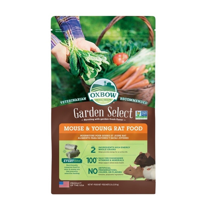 Mouse &amp; Young Rat Food.  Garden Select. 2 lbs